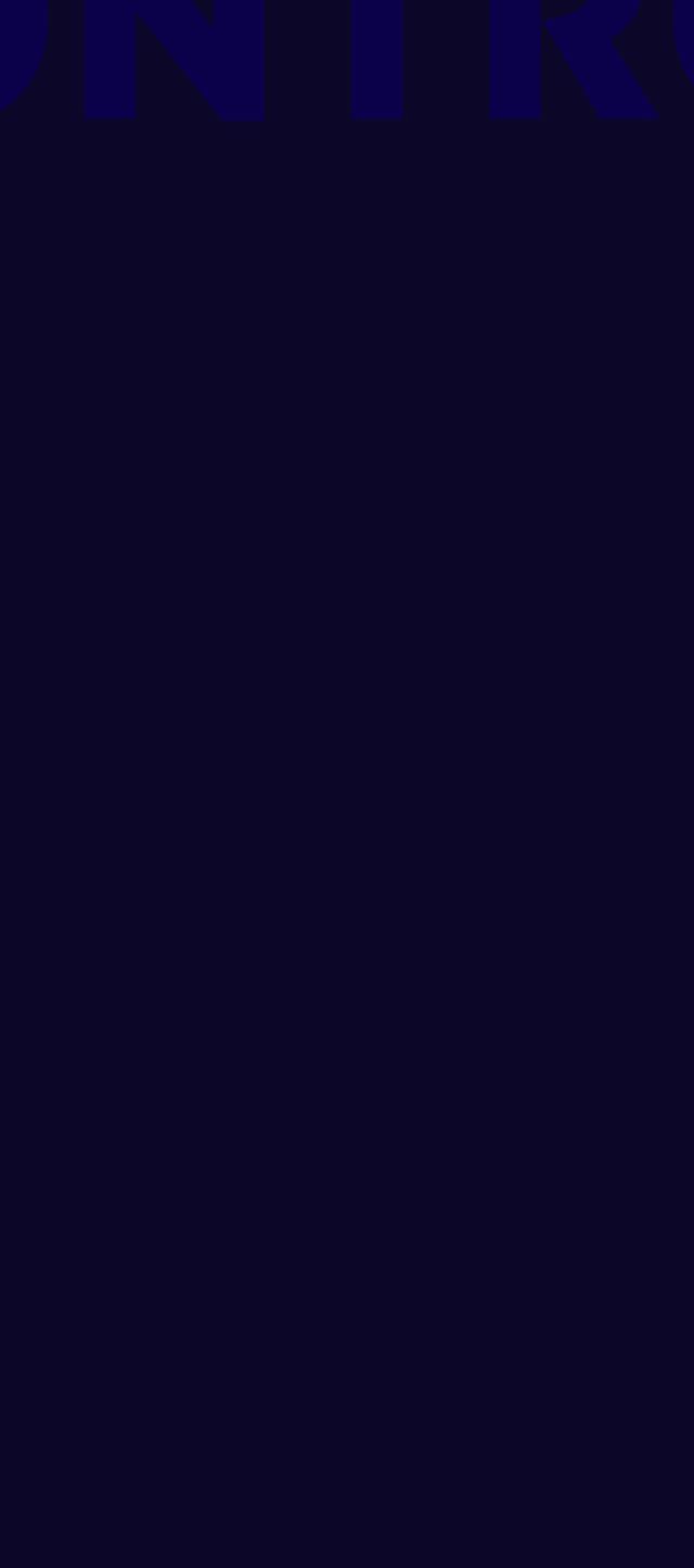 Graphique avec le texte « N°6 CONTROL » et un coeur rouge emprisonne derriere des barreaux noirs sur fond bleu fonce.
