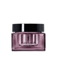 YSL Beauty Pure Shots Youth Reload Cream, 50ml, in a sleek purple-tinted glass jar with black lid, reflected on white.