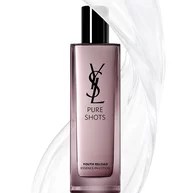 YSL Beauty Pure Shots Youth Reload Essence-in-Lotion bottle with swirling texture, highlighting natural origin formula.