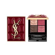 Palette collector edition Couture Mini Clutch YSL – etui bordeaux matelasse et quatre ombres a paupieres.